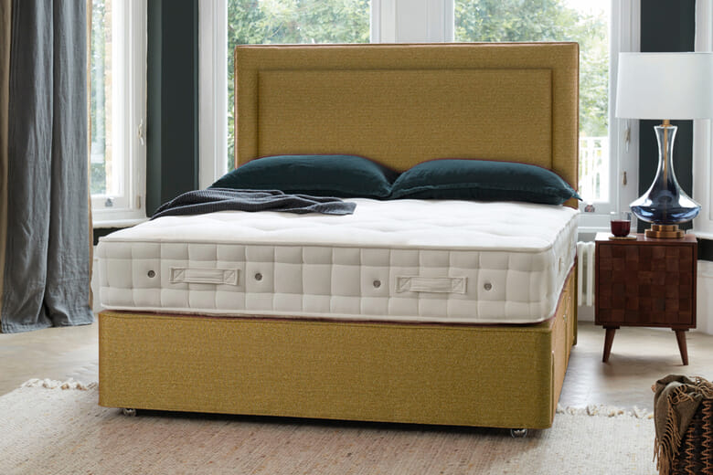 Hypnos Imperial Ortho Supreme Mattress + Premium Divan Bed Bednextday Cream 2 Drawers Super King | Bed Sava