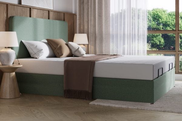 TEMPUR EASE® 25 Mattress + Premium Divan Bed Bednextday Carbon No Storage Super King | Bed Sava