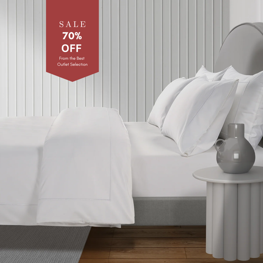 800 Thread Count Egyptian Cotton Cedarhurst Lux Buttery Smooth Duvet Cover - Brilliant White, King / Brilliant White