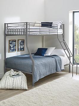 Very Home Domino Metal Trio Bunk Bed  - Bed Frame Only