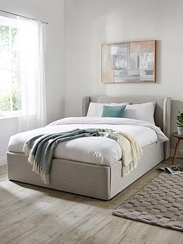 Very Home Camden End Lift Up Storage Ottoman Bed Frame With Mattress Options (Buy &Amp; Save! ) - Grey - Fsc&Reg; Certified - Bed Frame With Memory Mattress