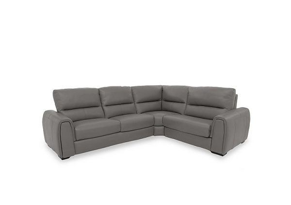Flex BV Leather Small Right Hand Facing Corner Sofa Bed with Storage Arm  BV Elephant | Bed Sava