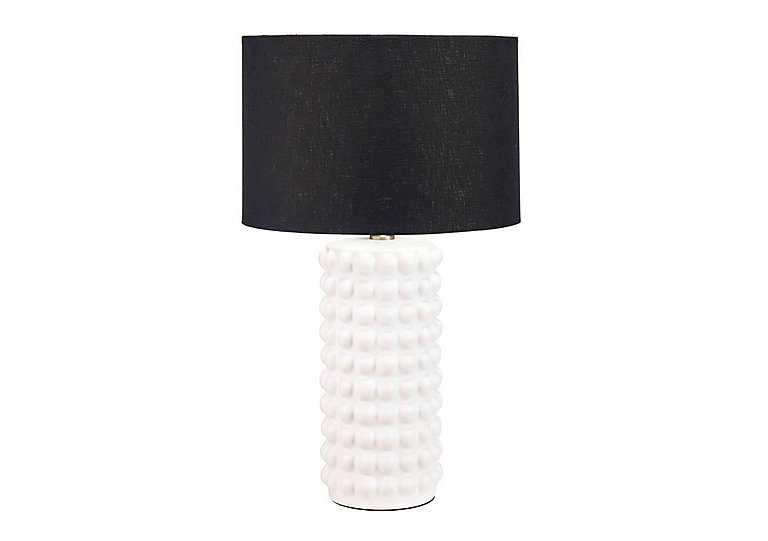 Borla Table Lamp - White