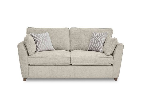 Tabitha 3 Seater Sofa Bed  Cream | Bed Sava