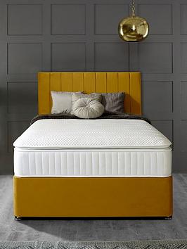 Shire Beds Liberty 1000 Pocket Pillowtop Mattress And Upholstered Divan Base Bed Set Headboard Sold Separately  FscReg Certified | Bed Sava