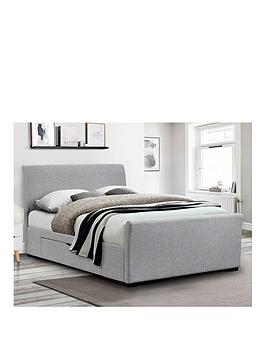 Julian Bowen Capri Fabric Bed Frame With Drawers