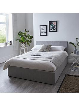 Very Home Alexis End Lift Up Storage Ottoman Bed With Mattress Options (Buy &Amp; Save!) - Grey - Fsc&Reg; Certified - Bed Frame Only