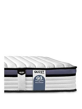 Jaybe Quest Q3 Epic Comfort Deep E-Pocket &Amp; Micro E-Pocket Single Mattress
