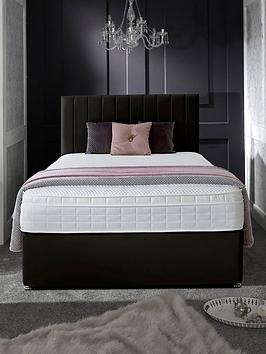 Shire Beds Liberty 1000 Pocket Memory Mattress And Upholstered Divan Base Bed Set Headboard Sold Separately  FscReg Certified | Bed Sava