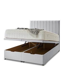 Shire Beds Liberty 1000 Pocket Memory Mattress And Upholstered Ottoman Divan Base Bed Set Headboard Sold Separately  FscReg Certified | Bed Sava