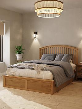 Gfw Madrid Wooden End Lift Up Ottoman Storage Bed With Sleepycastle Mattress Offer (Buy &Amp; Save!) - Bed Frame Only