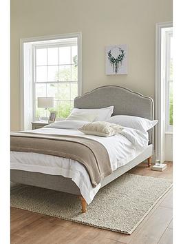 Very Home Grace Fabric Bed Frame With Mattress Options (Buy &Amp; Save!) - Fsc&Reg; Certified - Bed Frame With Microquilt Mattress