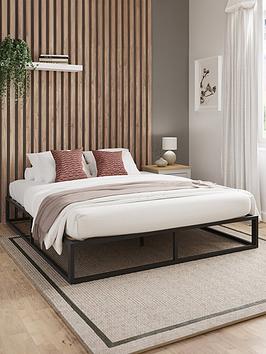 Gfw Platform Bed With Mattress Options (Buy &Amp; Save!) - Black - Bed Frame Only