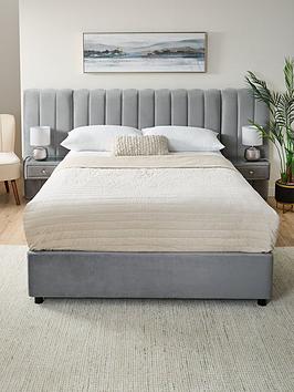 Very Home Amaya Bed Frame With Built-In Side Tables And Mattress Options (Buy &Amp; Save!) - Fsc&Reg; Certified - Bed Frame With Memory Mattress