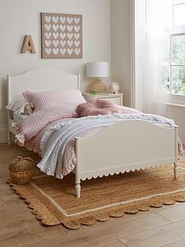 Very Home Scallop Single Bed With Mattress Options (Buy &Amp; Save!) - Fsc Certified - Bed Frame Only