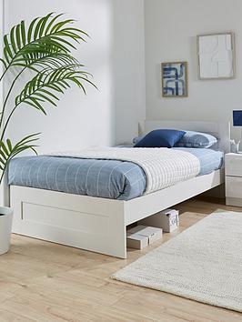 Everyday Taryn Kids Single Bed With Mattress Options (Buy &Amp; Save!) - White - Bed Frame With Premium Mattress
