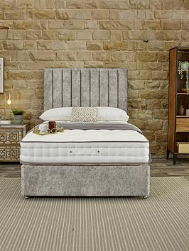 Shire Beds Signature 2000 Pocket Mattress And Upholstered Divan Base Bed Set Headboard Sold Separately  FscReg Certified | Bed Sava