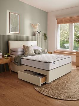 Silentnight 800 Pocket Memory Divan Bed With Storage Options- Medium