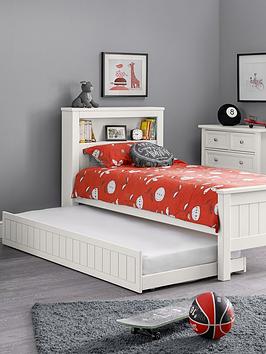 Julian Bowen Maine Bookcase Bed And Underbed Set - Surf White