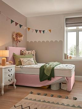 Silentnight Maxi-Store Bed With Eco Mattress (Headboard Included) - Pink