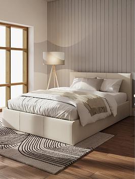 Gfw Odessa Side Lift Up Ottoman Storage Bed With Sleepycastle Mattress Options (Buy &Amp; Save!) - Bedframe + Standard Mattress