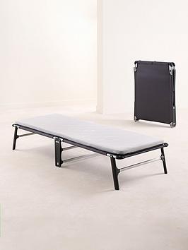 Jaybe Ce70 Compact Folding Bed With E-Fibre Mattress, Single