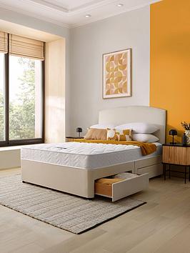 Silentnight Miracoil Eco Divan Bed With Storage Options (Headboard Included) - Firm