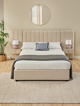 Very Home Amaya Bed With Built-In Side Tables And Mattress Options (Buy &Amp; Save!)  - Fsc&Reg; Certified - Bed Frame With Memory Mattress