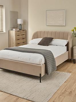 Very Home Korson Fabric Bed With Mattress Options (Buy &Amp; Save!) - Fsc&Reg; Certified - Bed Frame With Memory Mattress