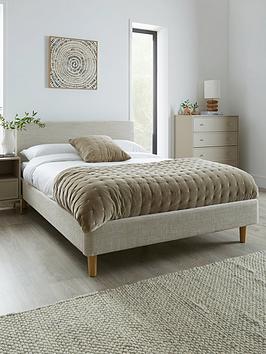 Very Home Porto Fabric Bed Frame With Mattress Options (Buy &Amp; Save!) - Fsc&Reg; Certified - Bed Frame Only