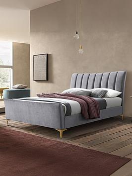 Birlea Clover Fabric Bed Frame  Double | Bed Sava