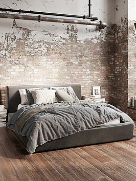 Lpd Home Soho Dapple Grey Bed  Double | Bed Sava