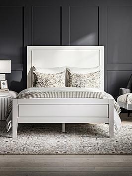 Lpd Home Bay White Bed  Double | Bed Sava