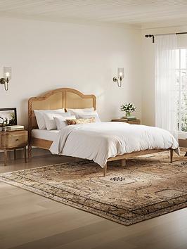 Lpd Home Claude Smoked Bed  Double | Bed Sava