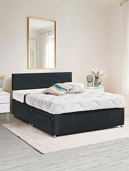 Airsprung Essential Divan Bed Base And Headboard Set