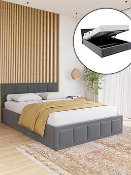 Vida Designs Vanita End Lift Ottoman Double Bed | Bed Sava