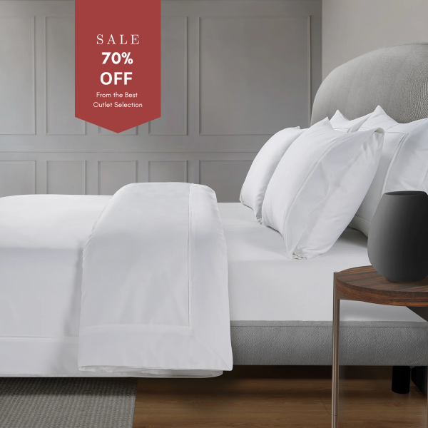 800 Thread Count Egyptian Cotton Windsor Lux Buttery Smooth Duvet Cover  Brilliant White King  White | Bed Sava