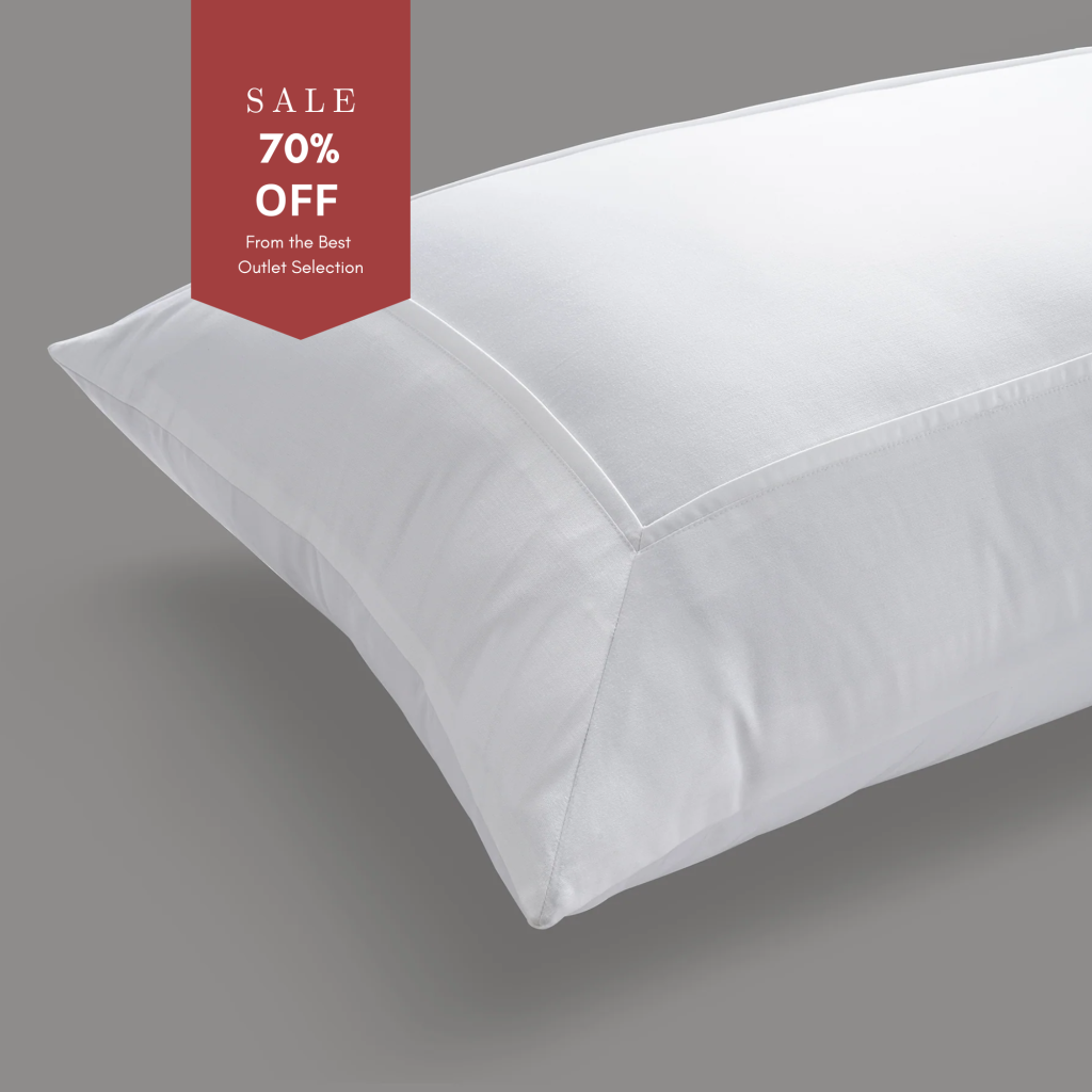 800 Thread Count Pair (2 Pillowcases) of Egyptian Cotton Windsor Lux Buttery Smooth Pillowcases - Brilliant White, Oxford / White