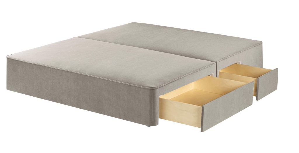 Harrison Spinks Classic Divan  Mattress Set  Greek Islands Stone 2+2 Contiental Drawers King Medium | Bed Sava