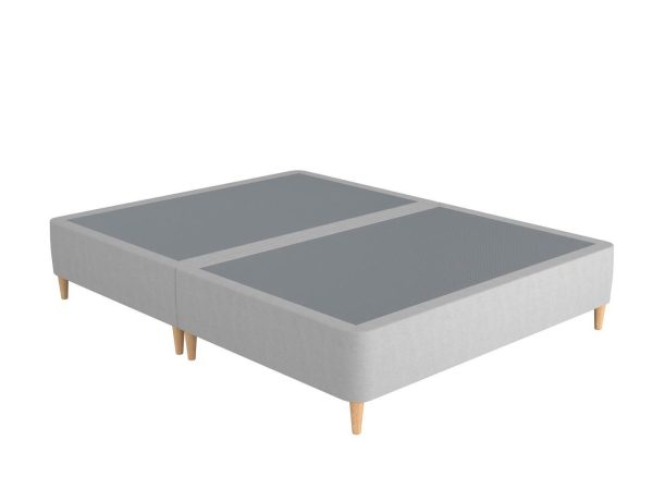 TheraPurÂ® Shallow Divan Base  50 King  Silver | Bed Sava