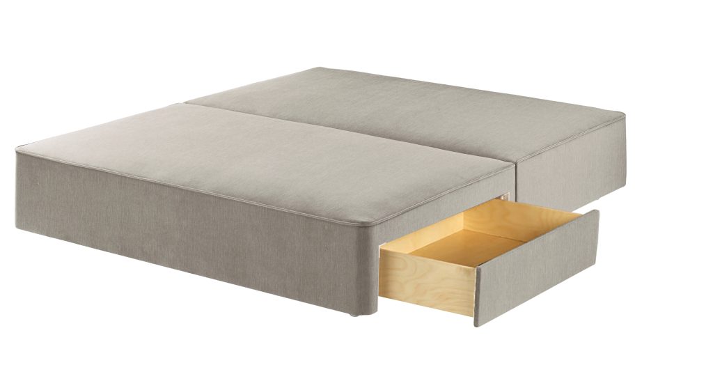 Harrison Spinks Classic Divan  Mattress Set  Greek Islands Stone No Drawers Double Medium | Bed Sava