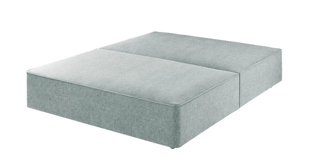 Harrison Spinks Premium Divan Base - Diamond Slate, No Drawers, Single
