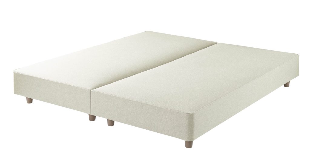 Harrison Spinks Classic Shallow Divan Base - Greek Islands Chalk, Small Double