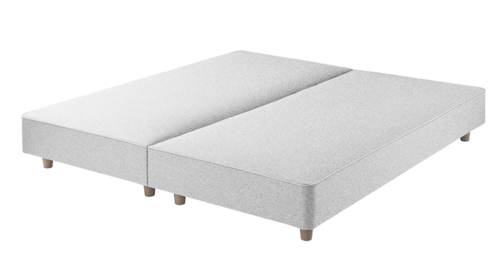 Harrison Spinks Classic Shallow Divan Base - Rustika Pale Grey, Small Double