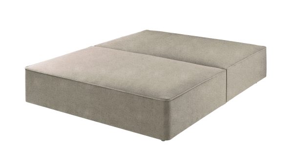 Harrison Spinks Premium Divan Base  Hemp Oat No Drawers Single | Bed Sava
