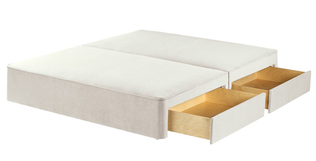 Harrison Spinks Classic Divan & Mattress Set - Greek Islands Chalk, 4 Drawers, Small Double, Medium