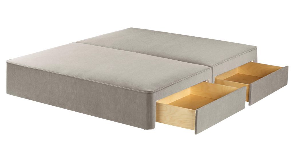 Harrison Spinks Classic Divan  Mattress Set  Greek Islands Stone 4 Drawers Super King Medium | Bed Sava