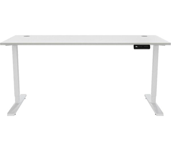 PIRANHA E BASE 140 Gaming Desk  White White | Bed Sava