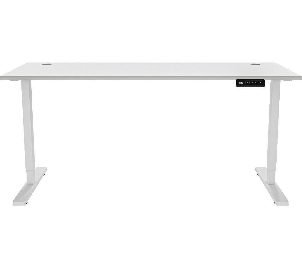 PIRANHA E-BASE 140 Gaming Desk - White, White