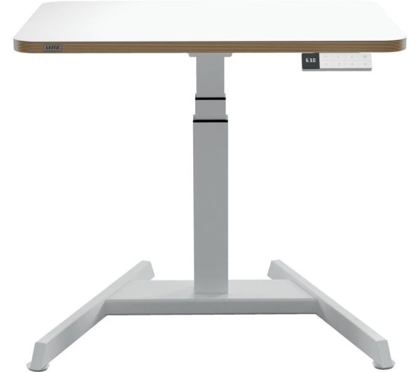 LEITZ Ergo Small SitStanding Desk  White | Bed Sava